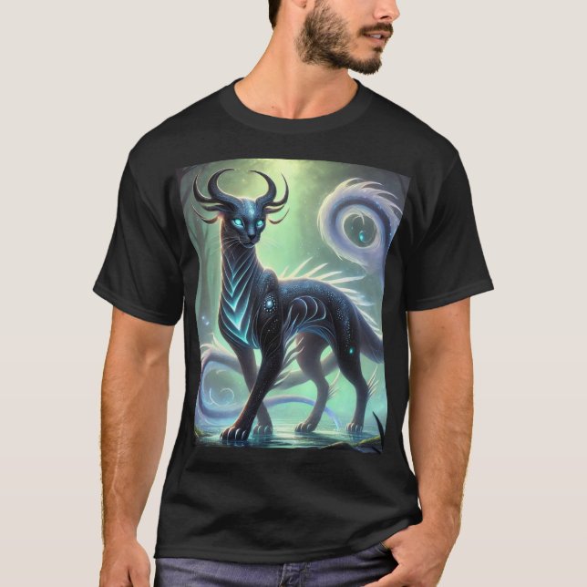 Celestial Panther Spirit T-Shirt (Vorderseite)
