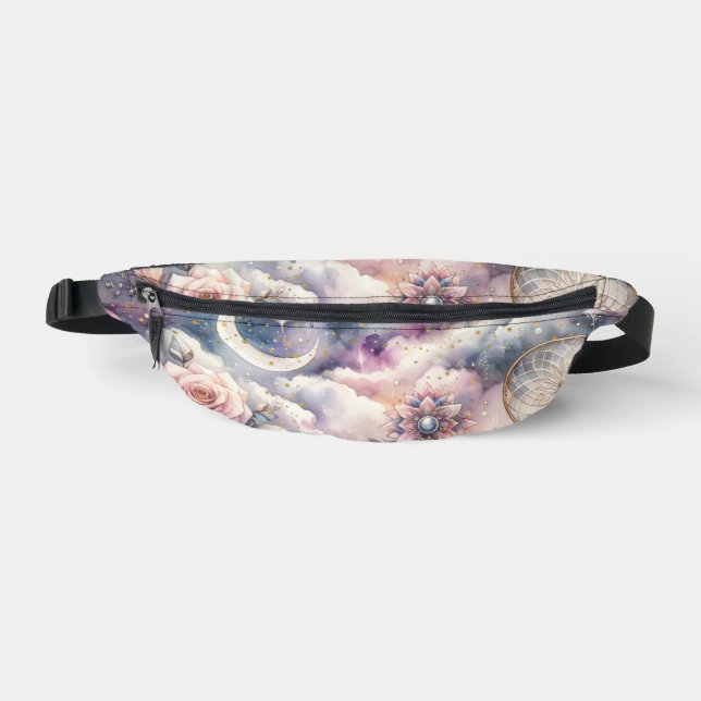 Celestial Pastel Fanny Pack Bauchtasche (Vorderseite)
