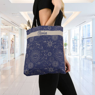 Celestial Pattern Navy Personalisiert
