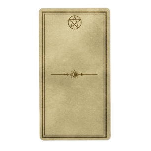 Celestial Pentagramm Apothecary Jar Labels