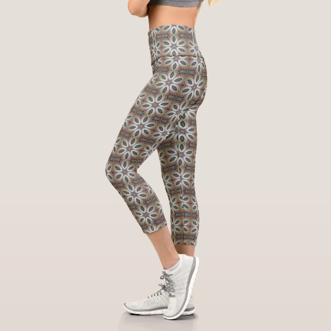 Celestial Petals of Infinity  Capri Leggings (Links)