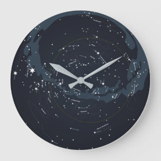 Celestial Planisphere Wall Clock Große Wanduhr