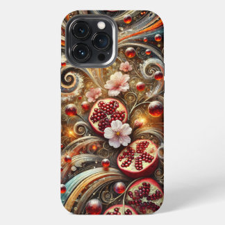 Celestial Pomegranate Symphony Tough Hüllen iPhone 13 Pro Max Hülle