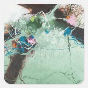 Celestial Quadratischer Aufkleber