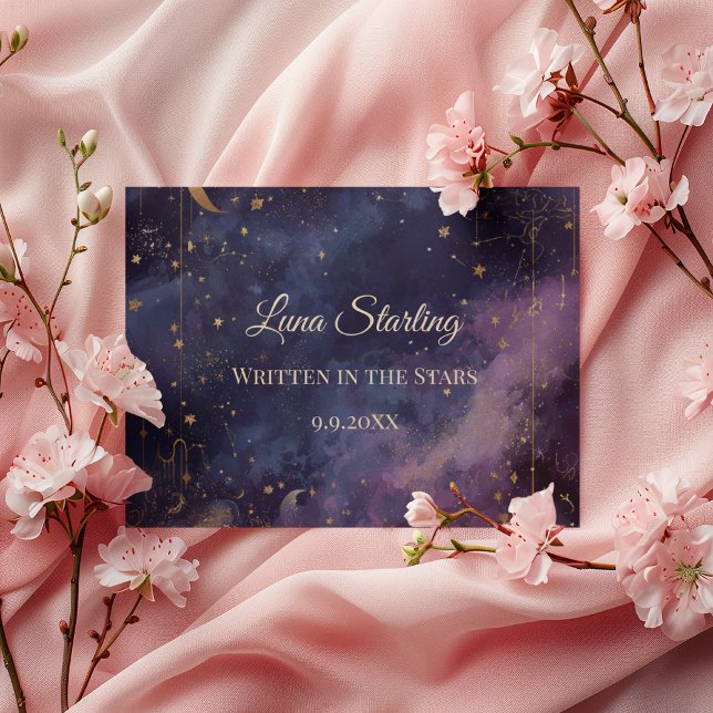 Celestial Quinceñera, Brauch Feiertagskarte (Von Creator hochgeladen)