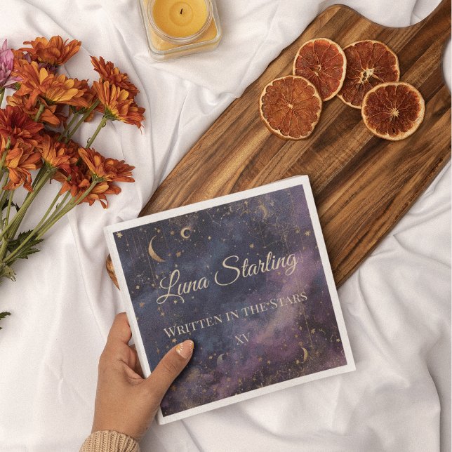 Celestial Quinceñera, Brauch Serviette (Von Creator hochgeladen)