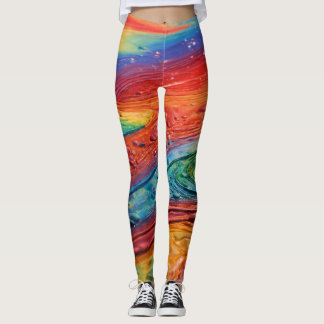 "Celestial Rainbow Dreams: Y2K Ästhetische Legging Leggings