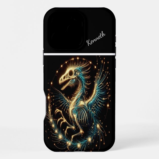 Celestial Raptor's Embrace iPhone Hülle (Rückseite)