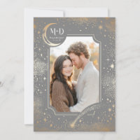 Celestial Romantic Starry Night Wedding Foto