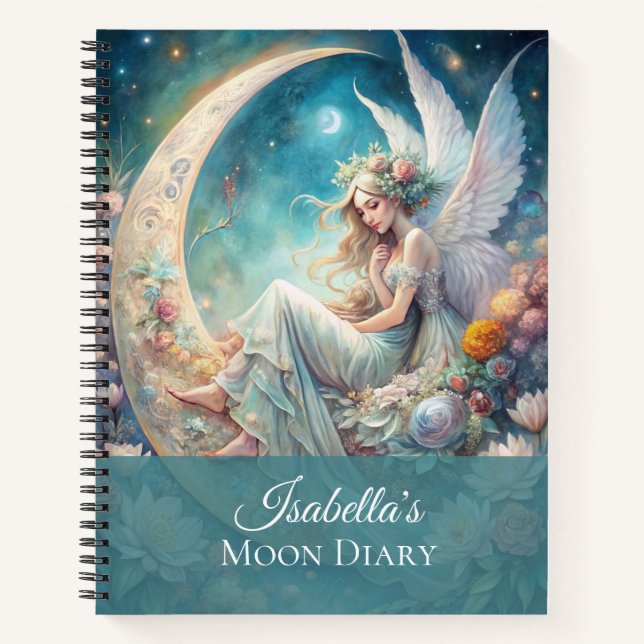 Celestial Rose Fairy Notebook Notizbuch (Vorderseite)