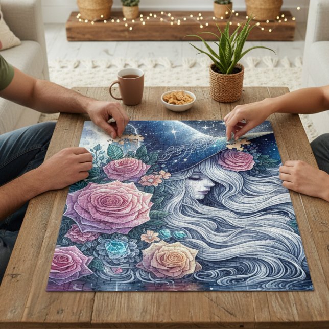 Celestial Rose Witch Dreamscape Puzzle (Von Creator hochgeladen)