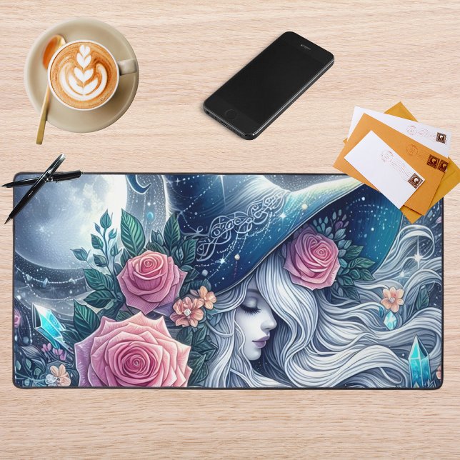 Celestial Rose Witch Dreamscape Schreibtischunterlage (Von Creator hochgeladen)