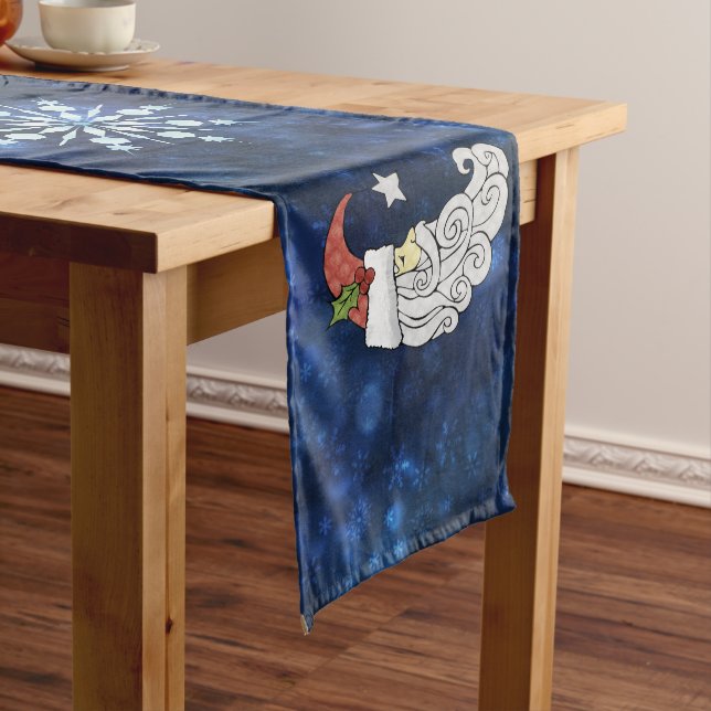 Celestial Santa Mittelgroßer Tischläufer (Beispiel)