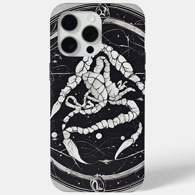 Celestial Scorpio Zodiac Sign Case-Mate iPhone Hülle (Rückseite)