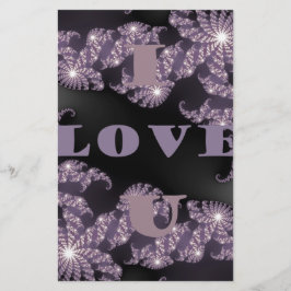 Celestial Sentiments I Liebe You Galactic Gruß Briefpapier