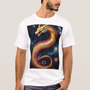Celestial Serpent - Wächter des Kosmos" T-Shirt
