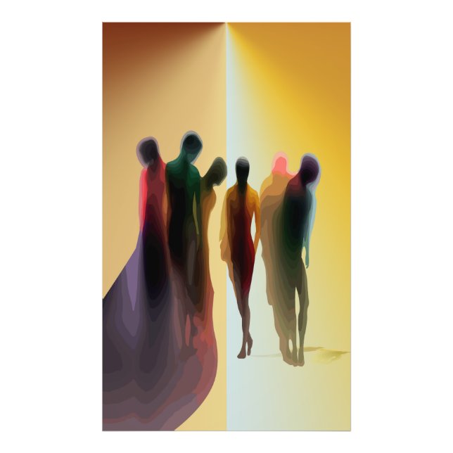Celestial Shadows: Eine Seelenfeier Fotodruck (Vorne)