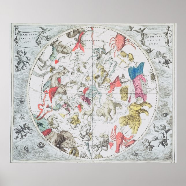 Celestial Show the Signs of the Zodiac Poster (Vorne)