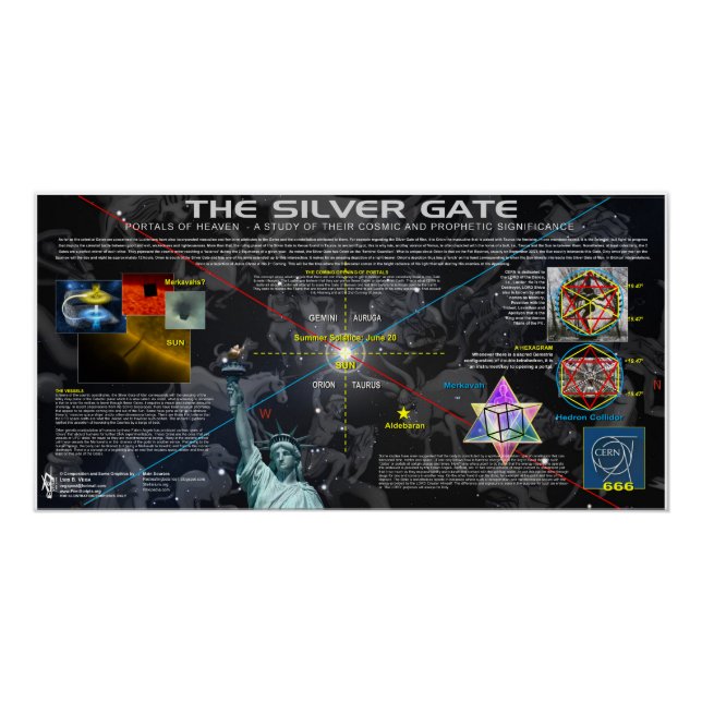 Celestial Silver Gate Poster (Vorderseite)