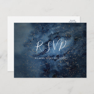 Celestial Sky   Gold Menu Choice UAWG Postcard Postkarte