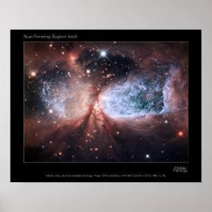 Celestial Snow Angel Poster