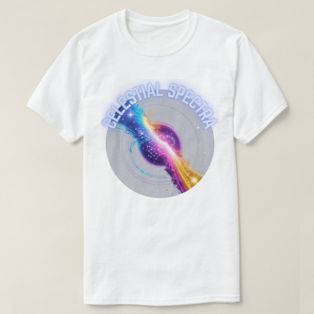 Celestial Spectra - Das Spektrum der Sterne T-Shirt (Design vorne)
