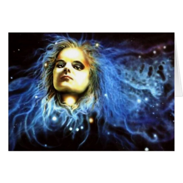 Celestial Spirit blank notelet / card (Vorderseite (Horizontal))