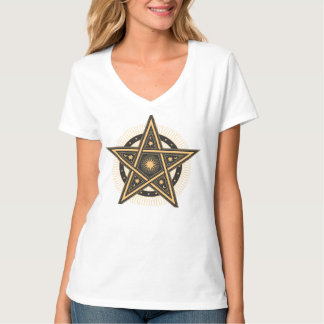 Celestial Star Design T-Shirt - Shine Bright Ev