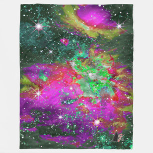 Celestial Star Field Fleece Blanket