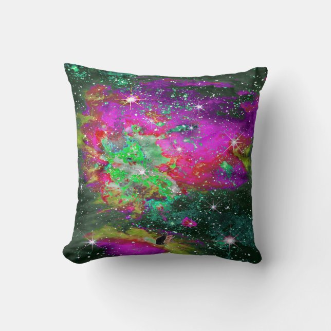 Celestial Star Field Pillow Kissen (Vorderseite)
