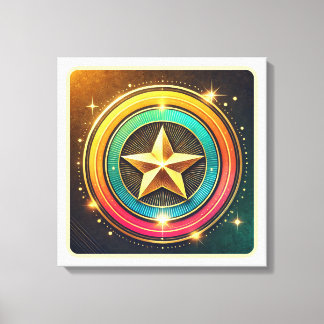 Celestial Star Glow Leinwanddruck