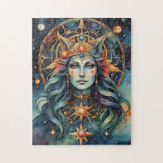 Celestial Star Goddess Mystical Alchemy Puzzle (Vertikal)