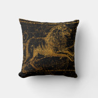Celestial Star Map Astrologisches Zeichen Leo Lion