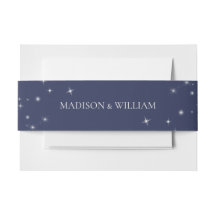 Celestial Star Personalized Blue Wedding