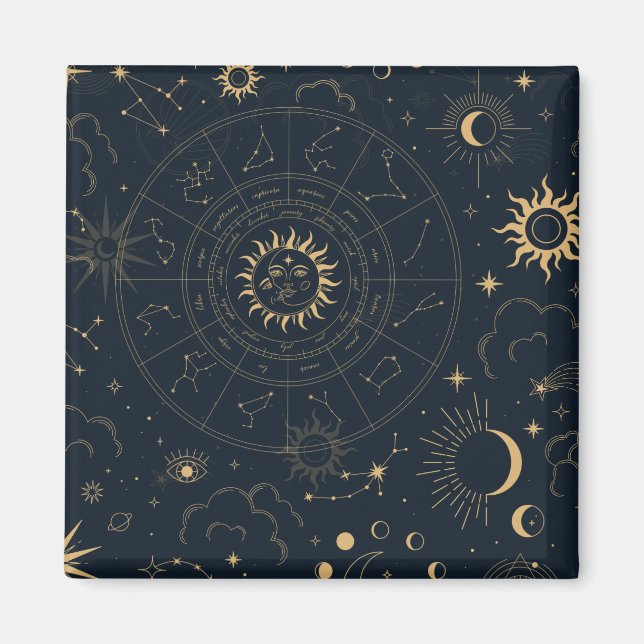 Celestial Star Sign Magnet (Vorne)