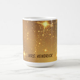 Celestial Star Universe Personalisiert Kaffeetasse