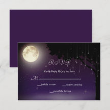 Celestial Starry Night Tree String Lights Wedding