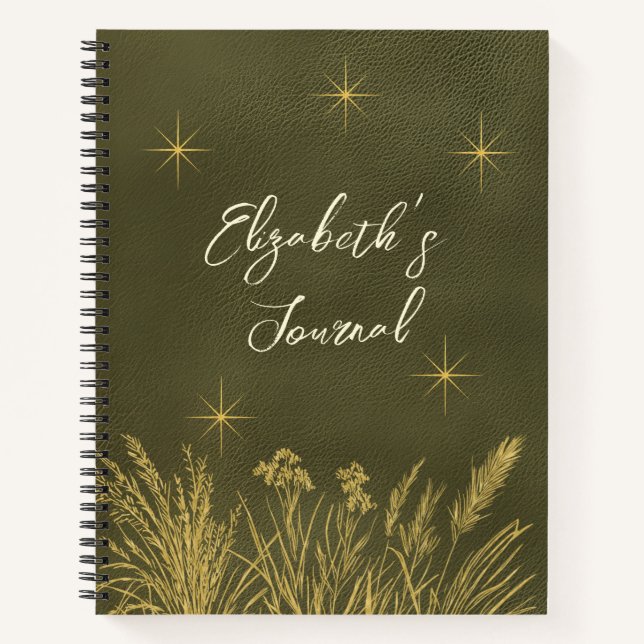 Celestial Stars Lässiges Drehbuch Personalisiert G Notizbuch (Vorderseite)