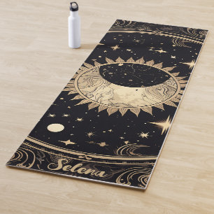 Celestial Stars Sun Moon Yogamatte