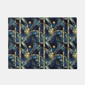 Celestial Stected Glass Fußmatte