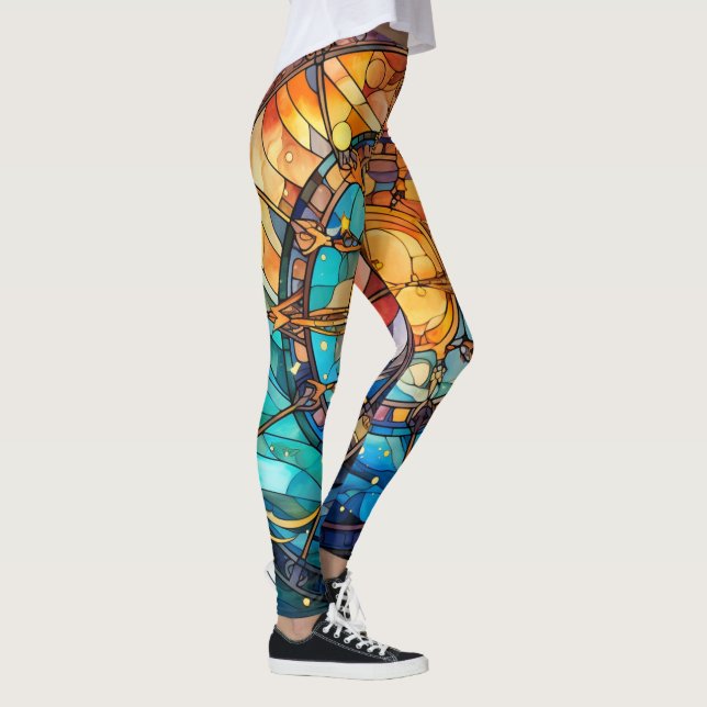 Celestial Stected Glass Leggings (Rechts)