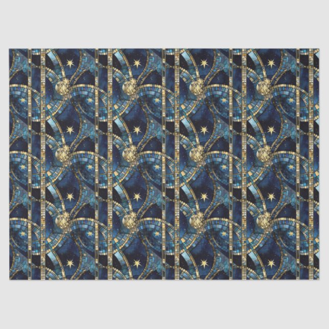 Celestial Stected Glass Seidenpapier (Vorderseite)