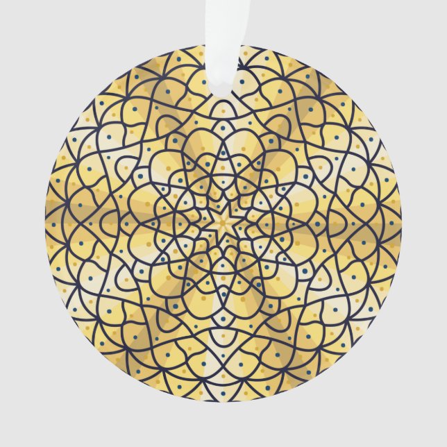 Celestial Sun Acrylic Ornament (Vorderseite)