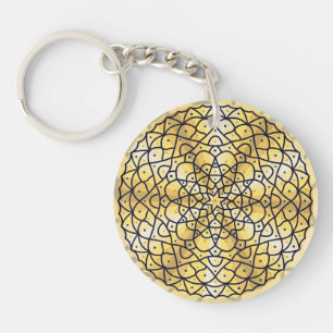 Celestial Sun Acrylic Schlüsselanhänger