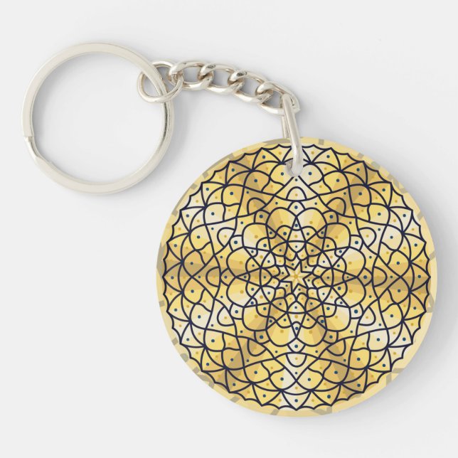 Celestial Sun Acrylic Schlüsselanhänger (Vorderseite)