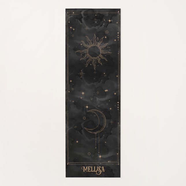 Celestial Sun and Moon Yoga Mat Yogamatte (Vorderseite)