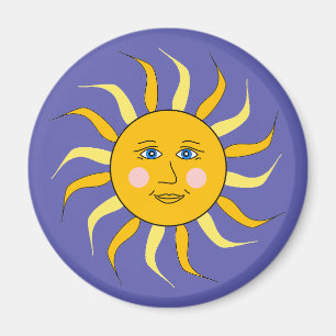 Celestial Sun Art Magnet