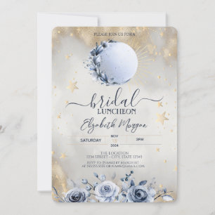 Celestial Sun, Blue Moon Rose Bridal Luncheon Einladung