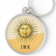 Celestial Sun Face Colorblock Monogram