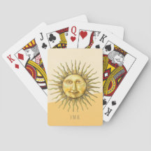 Celestial Sun Face Colorblock Monogram